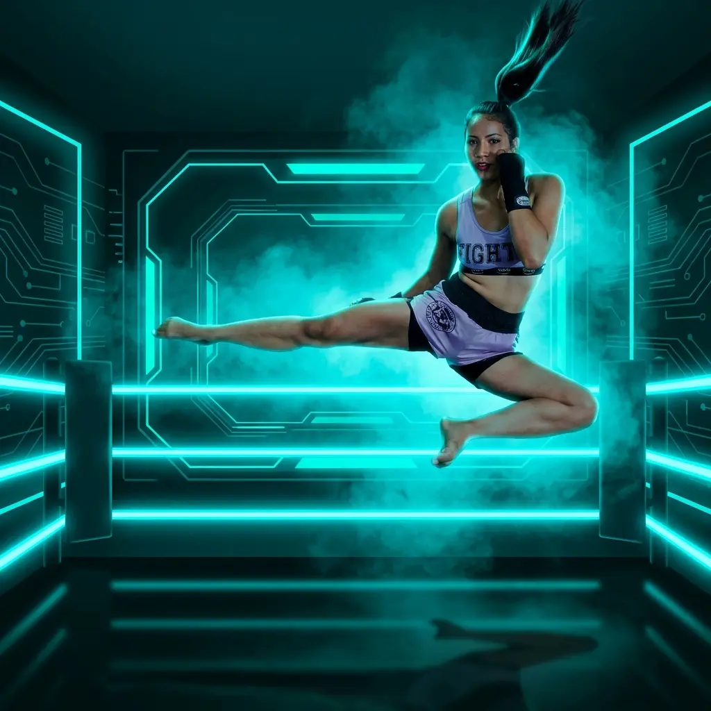 Treinamento de Personal Fight e Muay Thai em Maringá com Isabele Monique