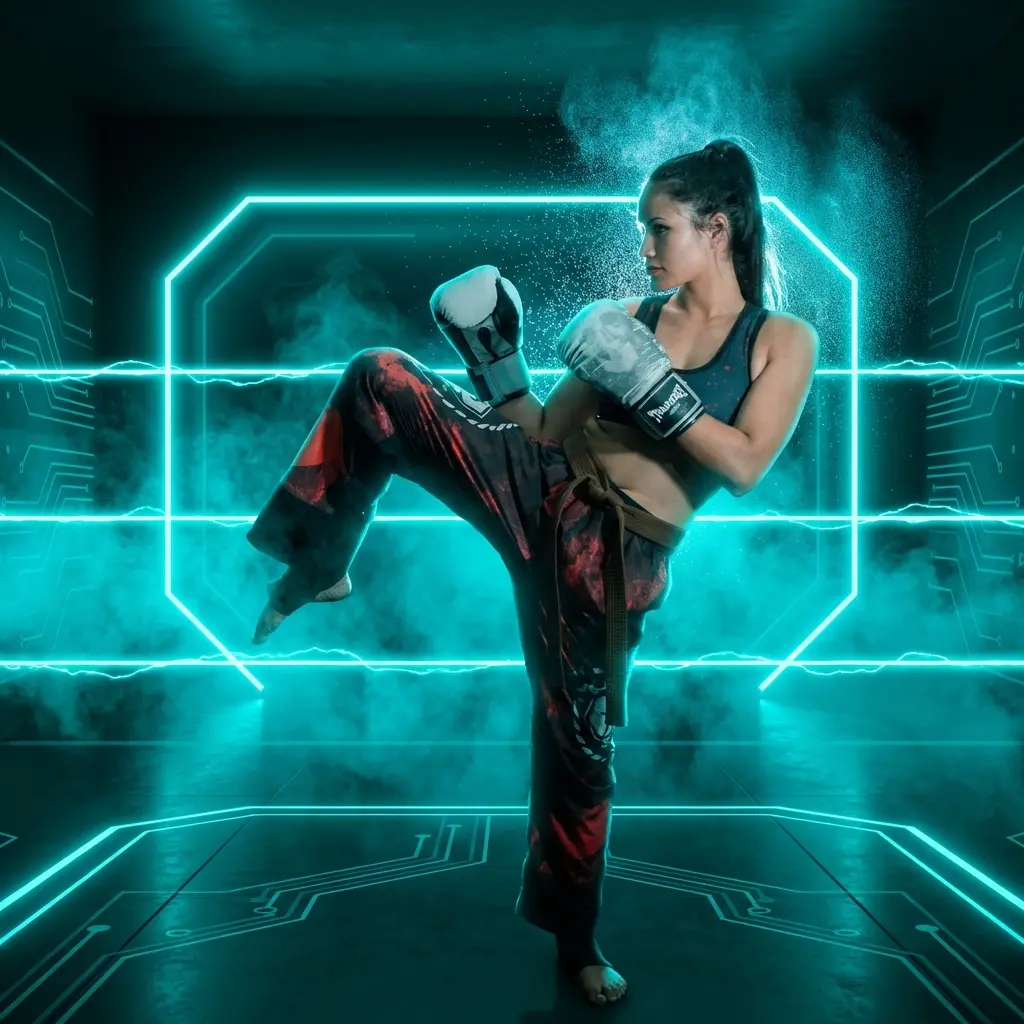 Treinamento de Personal Fight e Muay Thai em Maringá com Isabele Monique